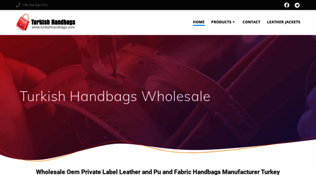 Genuine leather handbags and PU handbags made in Turkey wholesale