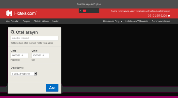 turkiye.hotels.com