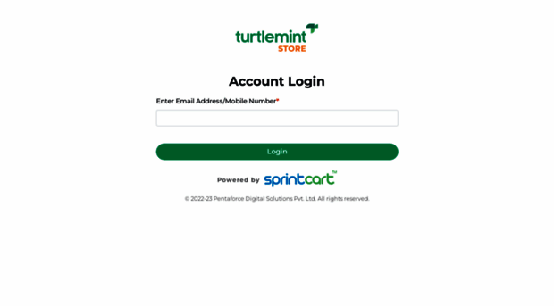 turtlemint.sprintcart.in