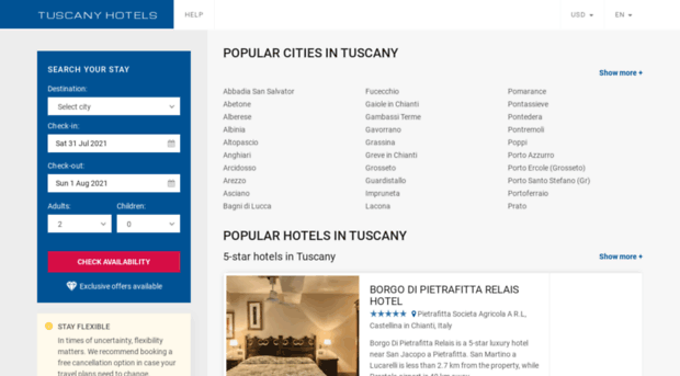 tuscanyitalyhotels.com