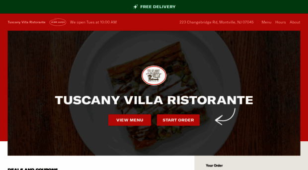 tuscanyvillaristorantepizza.com