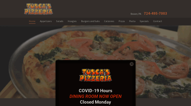 tuscaspizzeria.com