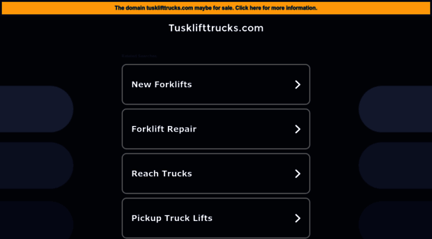 tusklifttrucks.com