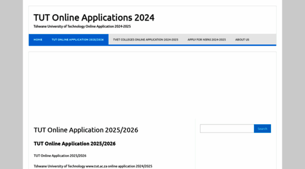 tutonlineapplication.co.za