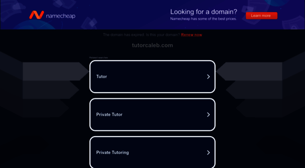 tutorcaleb.com