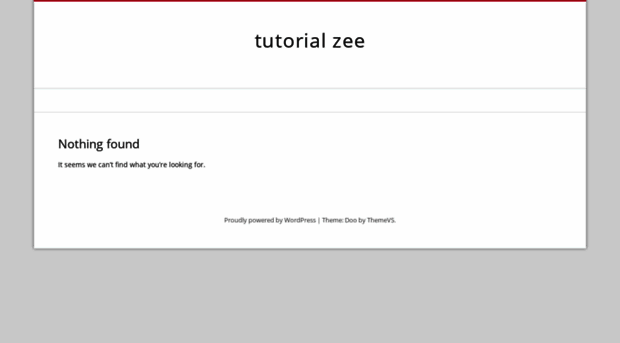 tutorial-zee.com