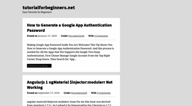 tutorialforbeginners.net