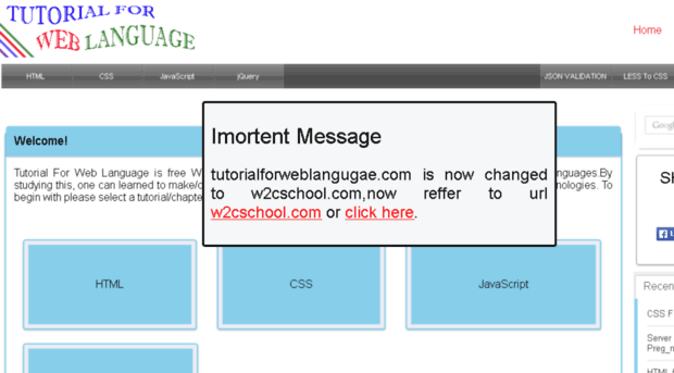 tutorialforweblanguage.com