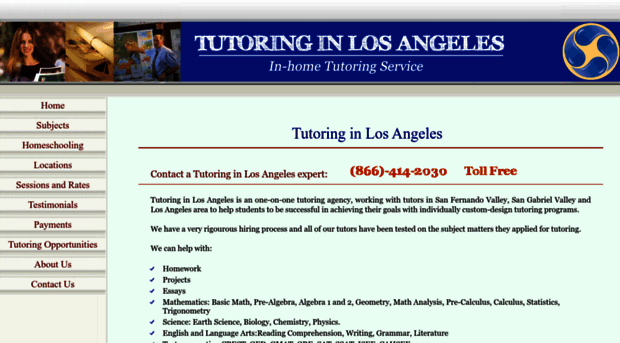 tutoringinla.com