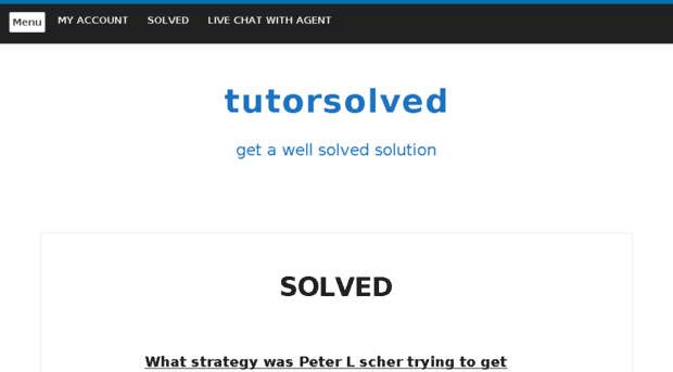 tutorsolved.com