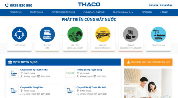 tuyendung.thaco.com.vn