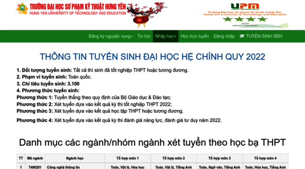 tuyensinh.utehy.edu.vn