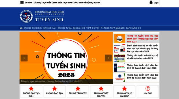 tuyensinh.vinhuni.edu.vn