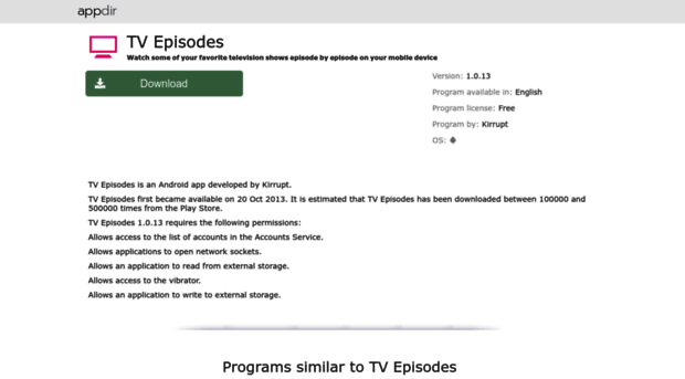 tv-episodes.appdir.co