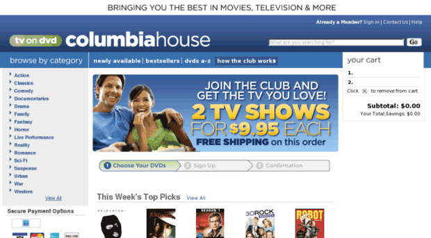tv-show-dvds.columbiahouse.com