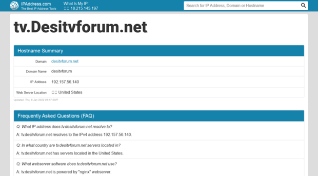 tv.desitvforum.net.ipaddress.com