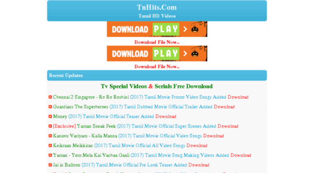 Download Free Tamil Movies, Series, Songs and TV Shows