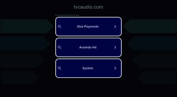 tvcaudio.com