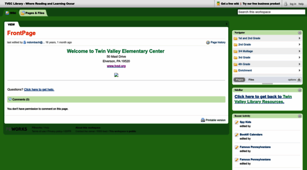 tveclib.pbworks.com