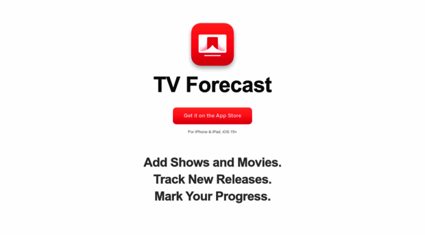 tvforecastapp.com