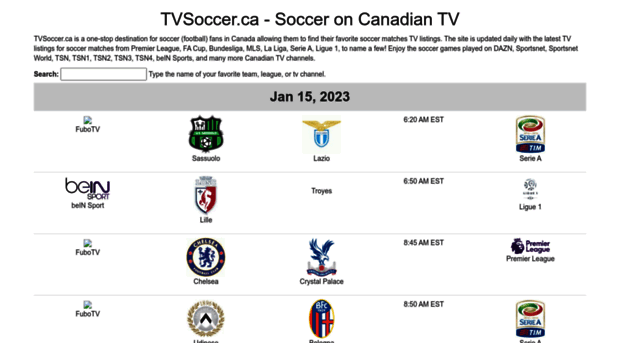 tvsoccer.ca