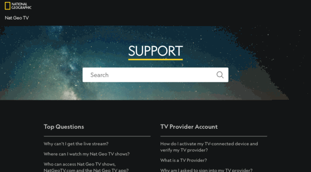 tvsupport.nationalgeographic.com