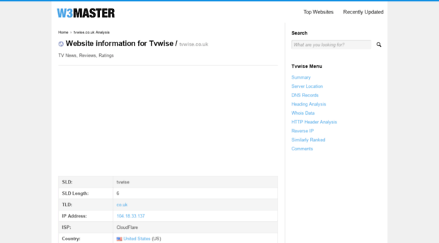 tvwise.co.uk.w3lookup.net