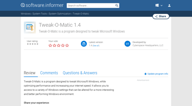 tweak-o-matic.software.informer.com