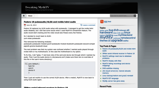 tweakingmythtv.wordpress.com