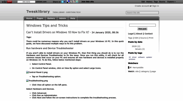 tweaklibrary.wikidot.com - Windows Tips and Tricks - Twea ...