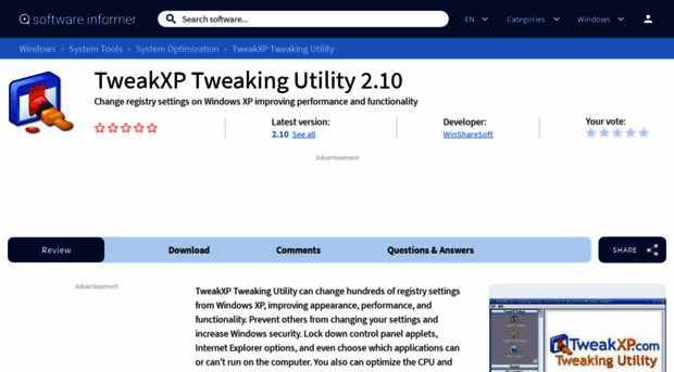 tweakxp-tweaking-utility.software.informer.com