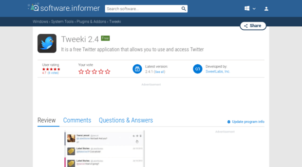 tweeki.software.informer.com