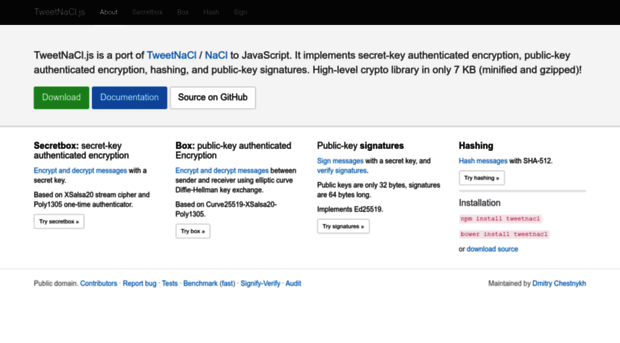 tweetnacl.js.org