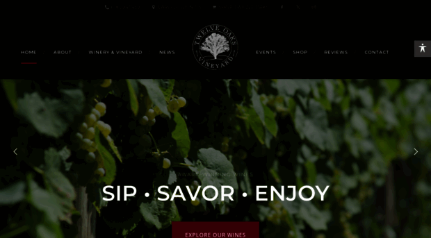 twelveoaksvineyard.com