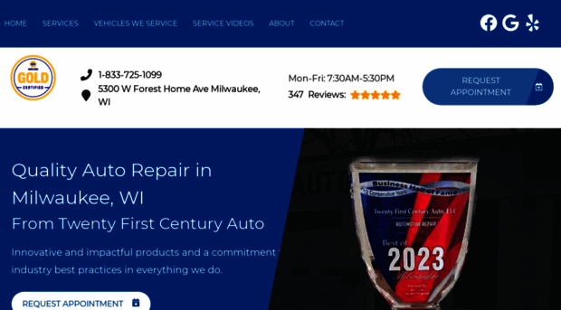 twentyfirstcenturyauto.com