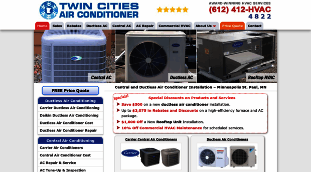 twincitiesairconditioner.com