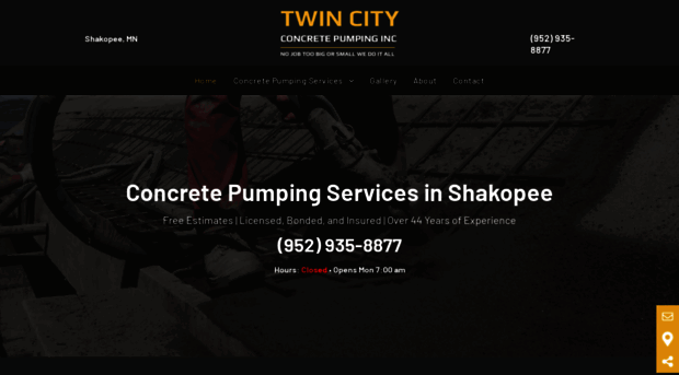 twincityconcretepumping.com