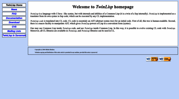 twinlisp.nongnu.org