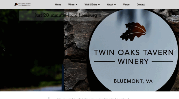 twinoakstavernwinery.com