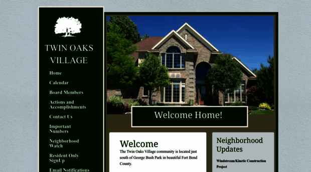 twinoaksvillage.net