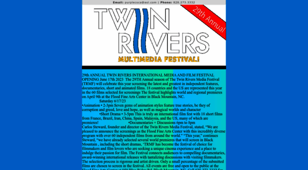 twinriversmediafestival.com