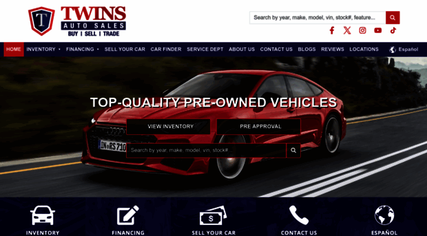 twinsautosales.com