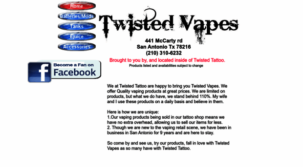 twistedvapestx.com