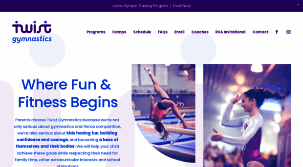 twistgymnastics.com