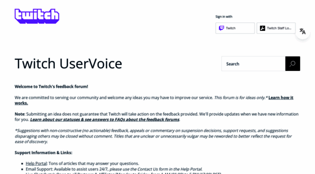 twitch.uservoice.com