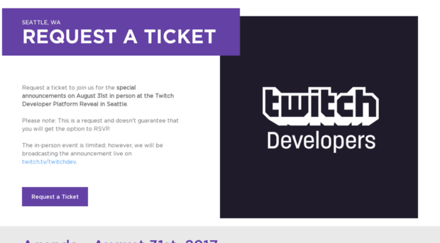 twitchdevplatformrevealrequest.splashthat.com