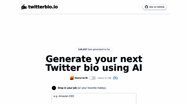 twitterbio.io
