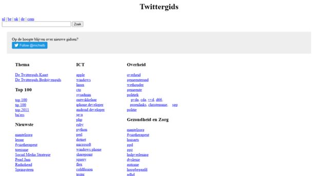 twittergids.nl