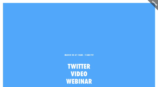 twittervideowebinar.splashthat.com