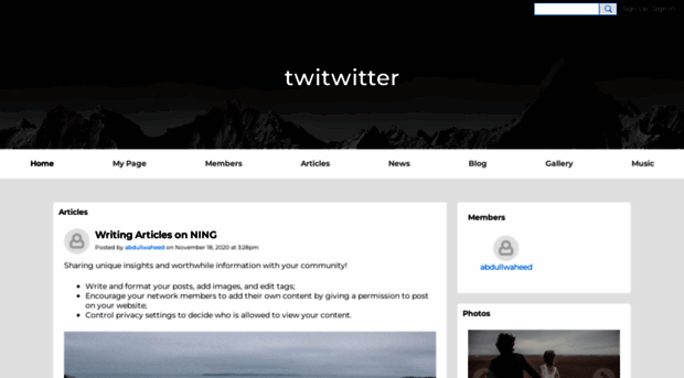 twitwitter.ning.com